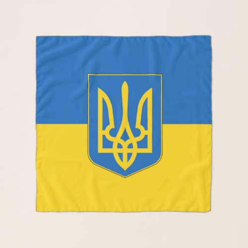 Square Scarf with flag of Ukraine