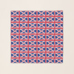 Square Scarf with flag of United Kingdom<br><div class="desc">Add a touch of British pride to your wardrobe with our exclusive square scarf featuring the flag of the United Kingdom! Crafted with meticulous attention to detail, this square scarf is more than just a fashionable accessory; it’s a celebration of the UK’s rich heritage and cultural pride. The elegant design...</div>