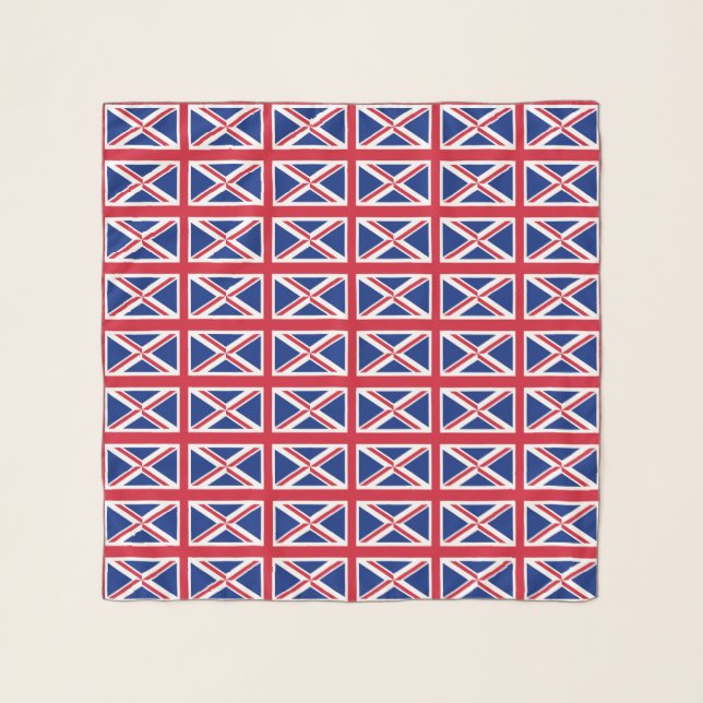Square Scarf with flag of United Kingdom (Front)