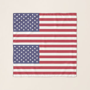 Square Scarf with flag of United States of America