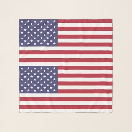 Square Scarf with flag of United States of America