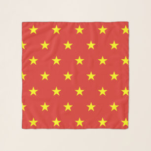Square Scarf with flag of Vietnam