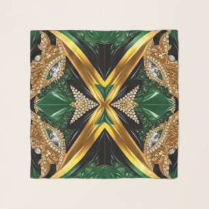 Square Scarf with Jamaican Colors