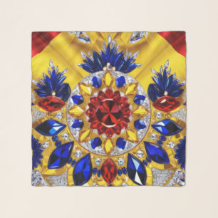 Square Scarf with Romania Colors