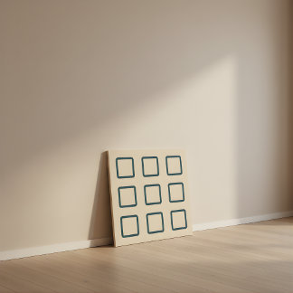 Square Sequence™ Calm Visual Structure Wall Art  Foam Board