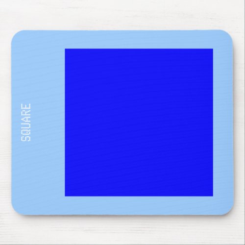 Square _ Shades of Blue Mouse Pad