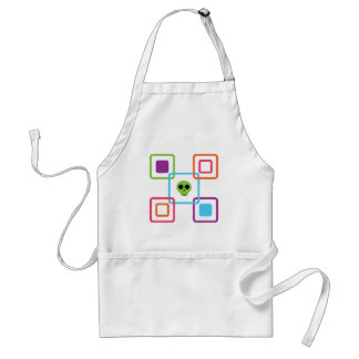 Square Skull Adult Apron