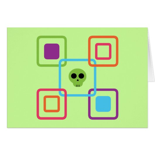 Square Skull Cards (Front Horizontal)