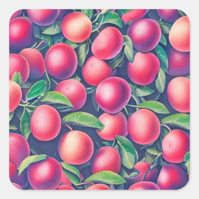 Square Sticker Plants (Front)