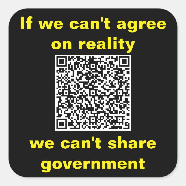 Square Stickers, sheet of six 3 inch stickeSticker Sticker (Front)