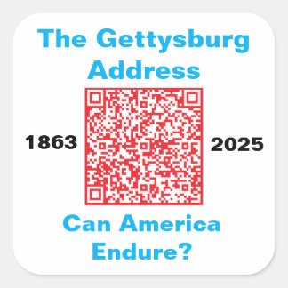 Square Stickers, sheet of six 3 inch stickeSticker Sticker