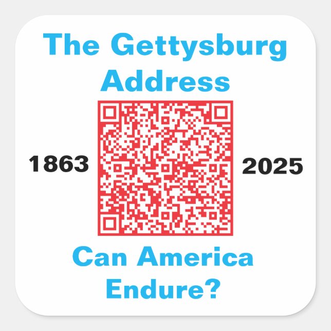 Square Stickers, sheet of six 3 inch stickeSticker Sticker (Front)