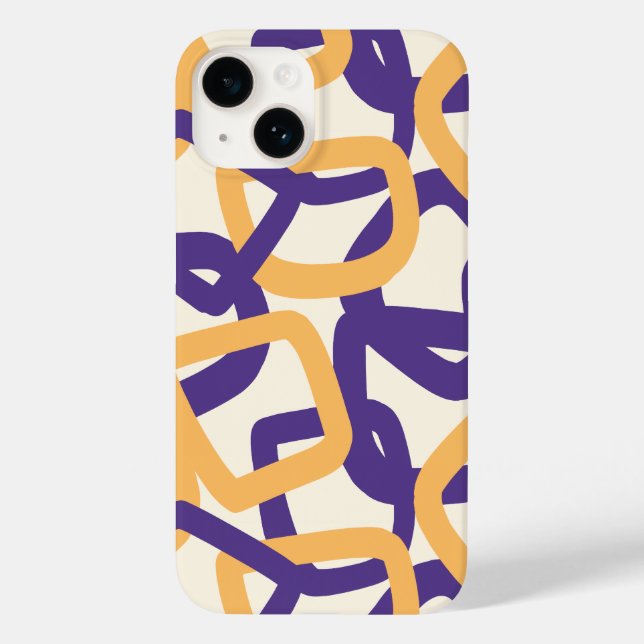 Square Tangle Modern Pop Case-Mate iPhone Case (Back)