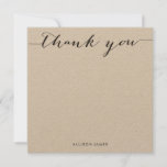 Square Thank You Flat Note Cards at Zazzle