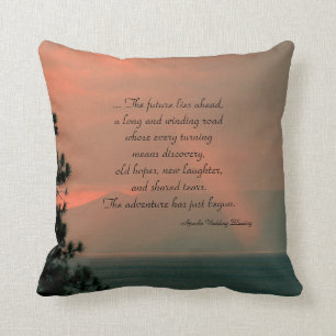 Square Throw Pillow Apache Blessing Light Beam