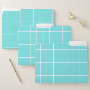 Square Tile Like Check Pattern File Folder