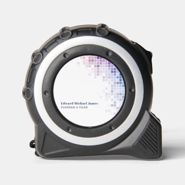 Square Tiles, Floorer, Tile Installer Tape Measure (Front)