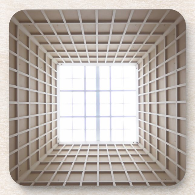 square tunnel beverage coaster (Front)
