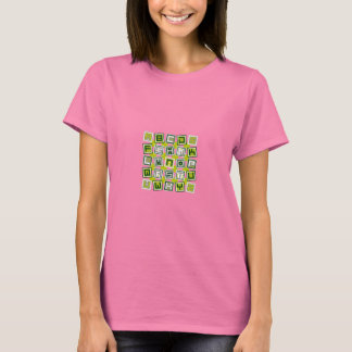 Square Type (green) T-Shirt