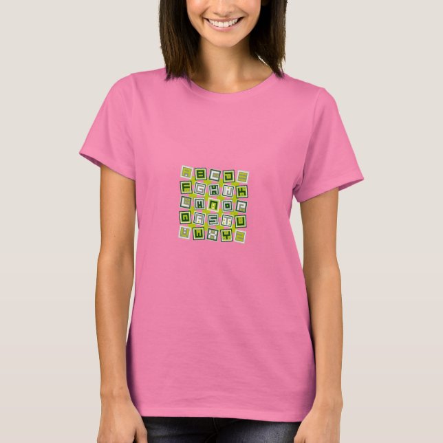 Square Type (green) T-Shirt (Front)