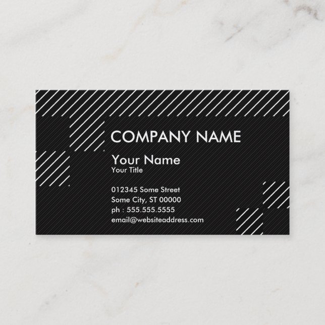 square vertices business card (Front)