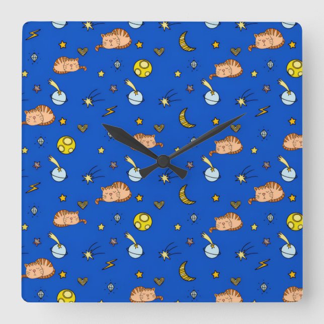  Square Wall Clock (Front)