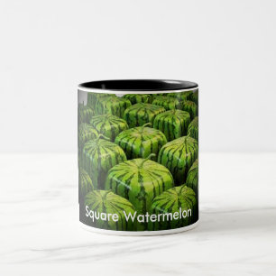Square Watermelon Two-Tone Coffee Mug