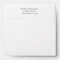 Square White Plain Simple Return Address