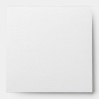Square White Wedding Invitation Envelope
