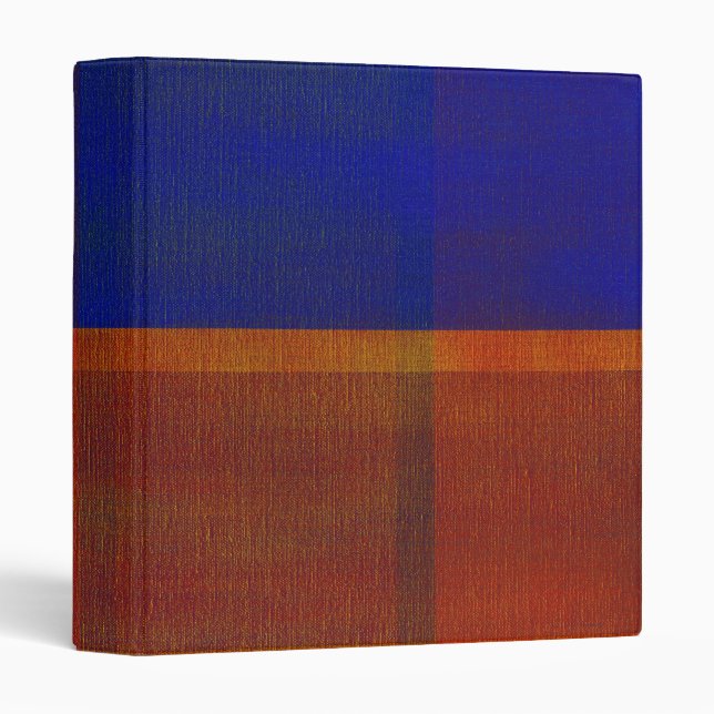 Square with Lines 3 Ring Binder (Front/Spine)