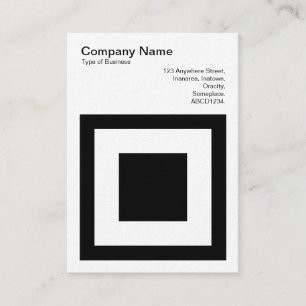 Square within a Square Business Card