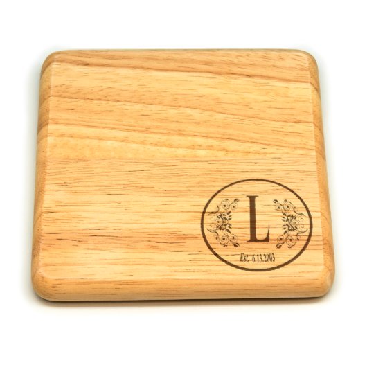 Square Wood Trivet #5 (Top)