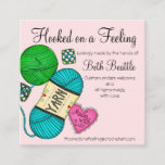 Square yarn/Crochet/Knitting Business Cards