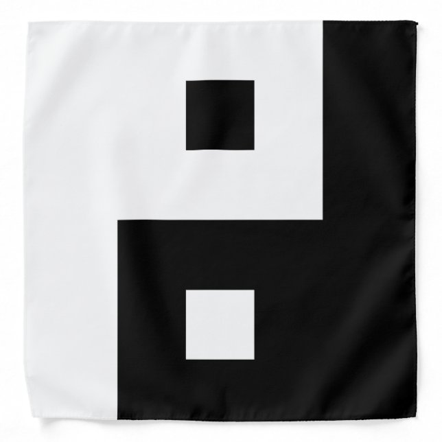 Square Yin Yang Bandana (Front)