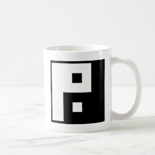 Square Yin Yang Coffee Mug
