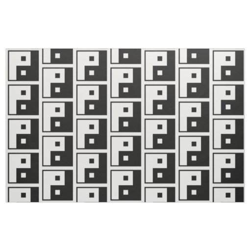 Square Yin Yang Fabric