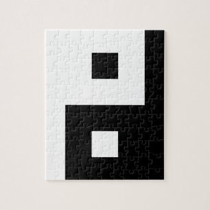 Square Yin Yang Jigsaw Puzzle
