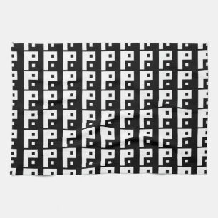 Square Yin Yang Kitchen Towel