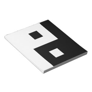 Square Yin Yang Notepad