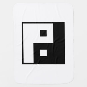 Square Yin Yang Swaddle Blanket