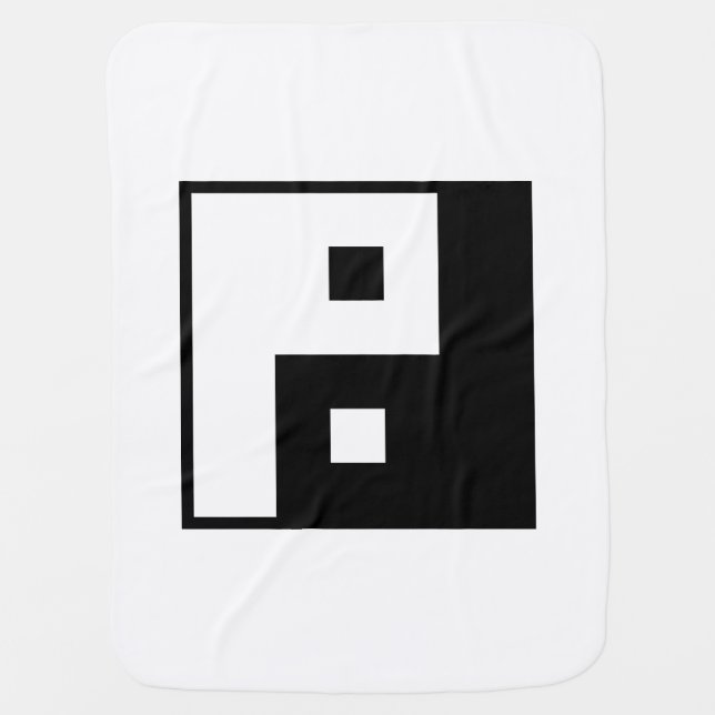 Square Yin Yang Swaddle Blanket (Front)