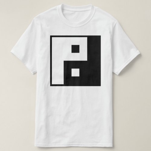 Square Yin Yang T_Shirt
