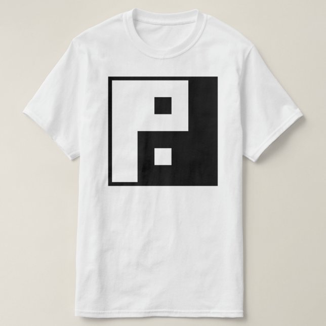 Square Yin Yang T-Shirt (Design Front)