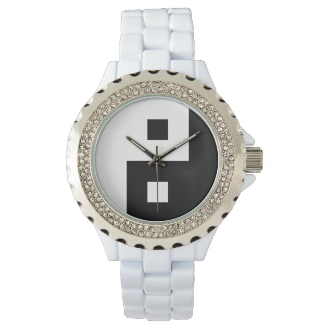 Square Yin Yang Watch (Front)