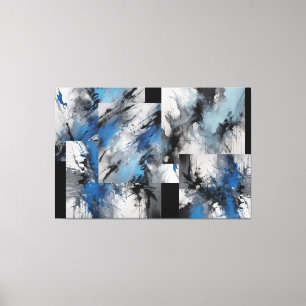 Squared Abstract Canvas Print