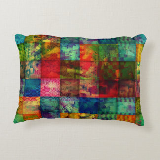 Squared Away Colors Accent Pillow
