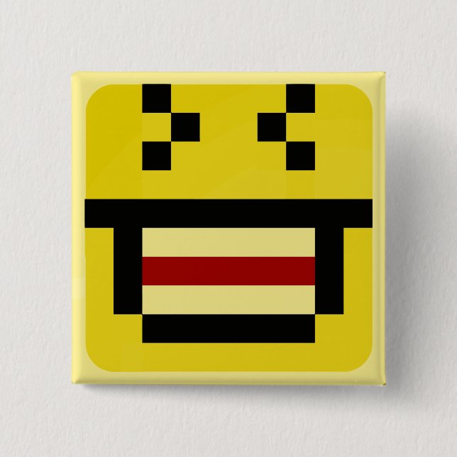 squared big laugh button (Front)