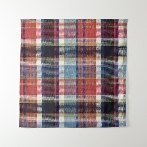 Squared Textile Texture Background Tapestry