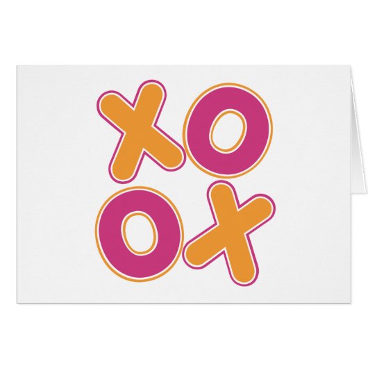 Squared XOXO Cards (Front Horizontal)