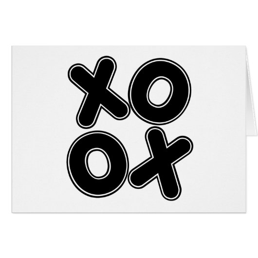 Squared XOXO Cards (Front Horizontal)